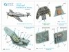Quinta Studio QD72169 Bf 109G 3D-Printed coloured Interior on decal paper (Eduard) 1/72